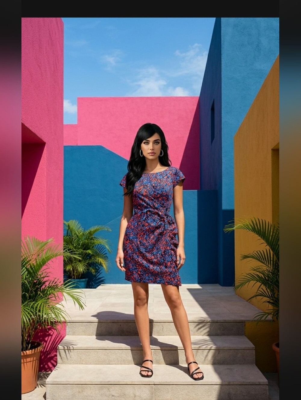 ASOS Print dress